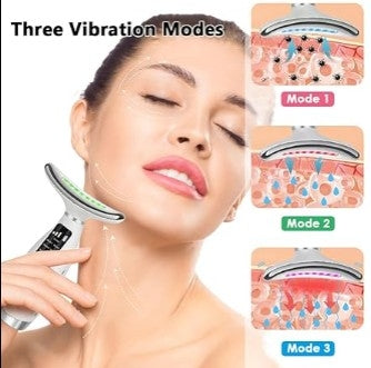 Face Neck Lifting and Tightening Massager Anti-Aging Device, Wrinkle and Double Chin Remover Beauty Device