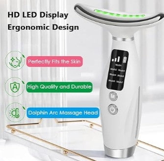 Face Neck Lifting and Tightening Massager Anti-Aging Device, Wrinkle and Double Chin Remover Beauty Device