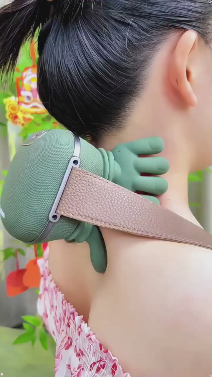 ThermaPulse™ 4D Heated Neck & Back Massager – Deep Tissue Shiatsu Pain Relief